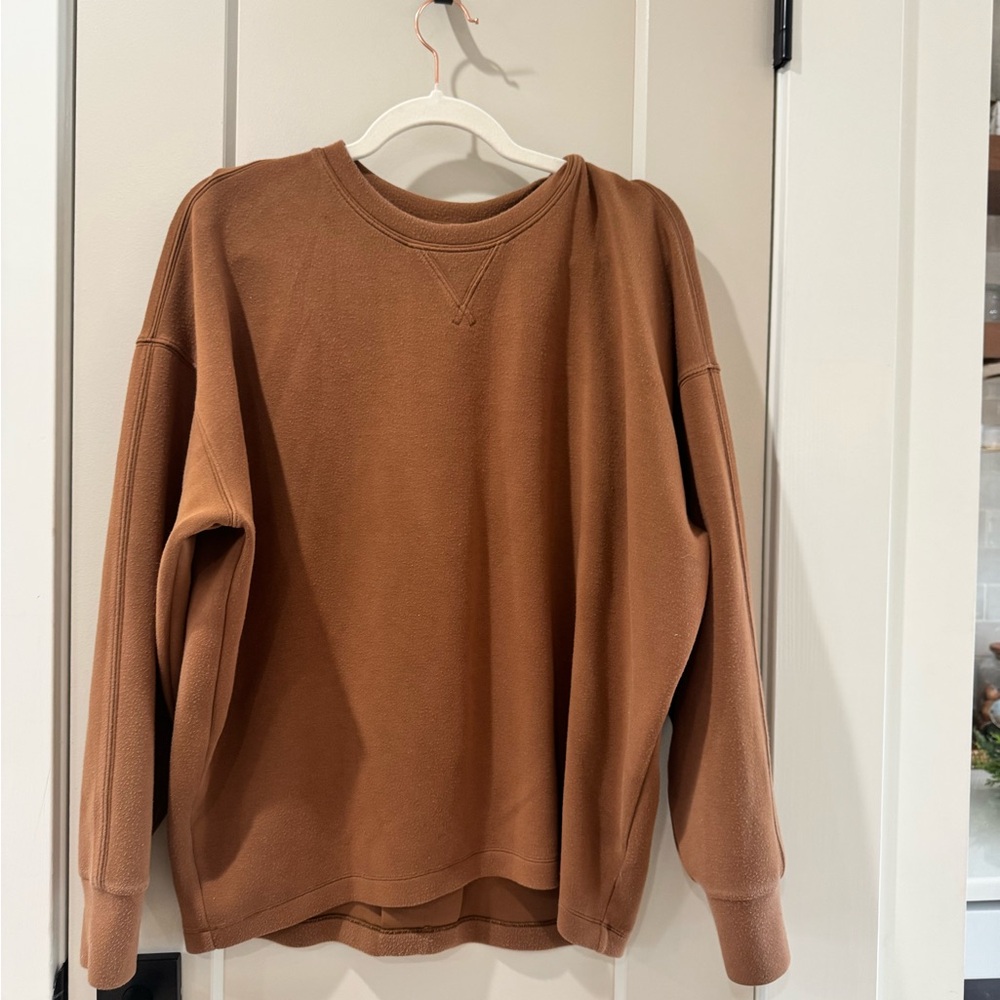 SPANX Women’s Tan Air essentials Sweater L